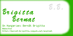 brigitta bernat business card